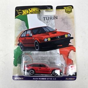 Brand New Hot Wheels Premium Alfa Romeo GTV-6 3.0 Turin Series Exotic Alfa Romeo